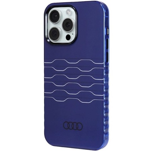 Etui Audi IML MagSafe na iPhone 15 Pro Max - niebieskie