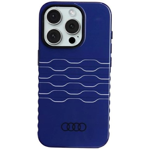 Etui Audi IML MagSafe na iPhone 15 Pro - niebieskie Etui Audi IML MagSafe na iPhone 15 Pro - niebieskie