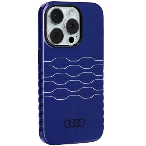 Etui Audi IML MagSafe na iPhone 15 Pro - niebieskie Etui Audi IML MagSafe na iPhone 15 Pro - niebieskie