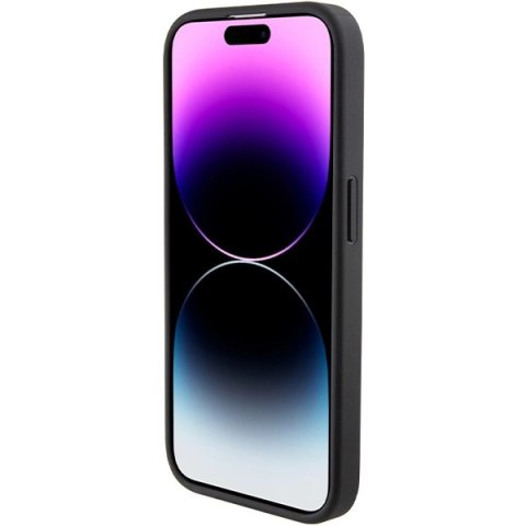 Etui BMW M Grip Stand Bicolor na iPhone 15 Pro - granatowe Etui BMW M Grip Stand Bicolor na iPhone 15 Pro - granatowe