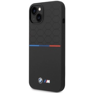 Etui BMW M Silicone Pattern MagSafe na iPhone 15 / 14 / 13 - czarne