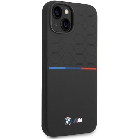 Etui BMW M Silicone Pattern MagSafe na iPhone 15 / 14 / 13 - czarne Etui BMW M Silicone Pattern MagSafe na iPhone 15 / 14 / 13 - czarne