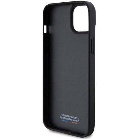 Etui BMW Perforated Tricolor Line na iPhone 15 / 14 / 13 - czarne Etui BMW Perforated Tricolor Line na iPhone 15 / 14 / 13 - czarne