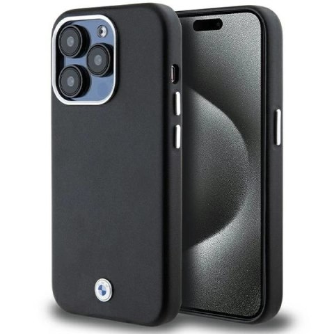 Etui BMW Signature Wrapped Metal MagSafe na iPhone 14 Pro - czarne Etui BMW Signature Wrapped Metal MagSafe na iPhone 14 Pro - czarne