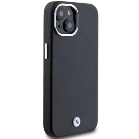 Etui BMW Signature Wrapped Metal MagSafe na iPhone 15 / 14 / 13 - czarne Etui BMW Signature Wrapped Metal MagSafe na iPhone 15 / 14 / 13 - czarne