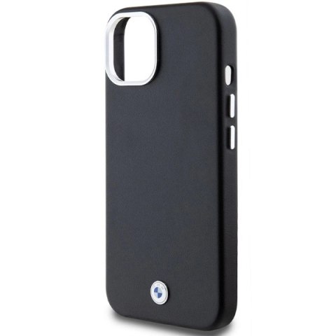 Etui BMW Signature Wrapped Metal MagSafe na iPhone 15 / 14 / 13 - czarne Etui BMW Signature Wrapped Metal MagSafe na iPhone 15 / 14 / 13 - czarne