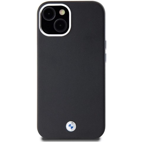 Etui BMW Signature Wrapped Metal MagSafe na iPhone 15 Plus / 14 Plus - czarne Etui BMW Signature Wrapped Metal MagSafe na iPhone 15 Plus / 14 Plus - czarne