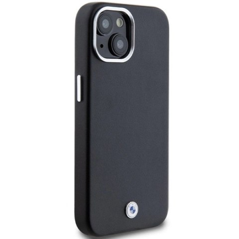 Etui BMW Signature Wrapped Metal MagSafe na iPhone 15 Plus / 14 Plus - czarne Etui BMW Signature Wrapped Metal MagSafe na iPhone 15 Plus / 14 Plus - czarne