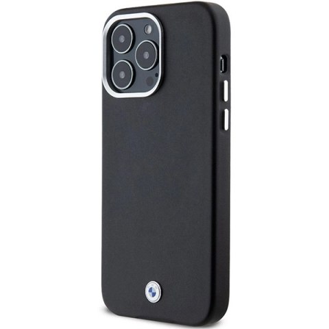 Etui BMW Signature Wrapped Metal MagSafe na iPhone 15 Pro Max - czarne Etui BMW Signature Wrapped Metal MagSafe na iPhone 15 Pro Max - czarne