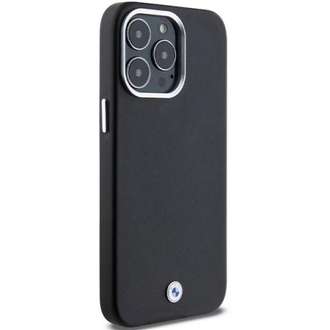 Etui BMW Signature Wrapped Metal MagSafe na iPhone 15 Pro Max - czarne Etui BMW Signature Wrapped Metal MagSafe na iPhone 15 Pro Max - czarne