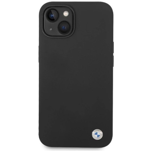 Etui BMW Silicone Metal Logo na iPhone 15 / 14 / 13 - czarne Etui BMW Silicone Metal Logo na iPhone 15 / 14 / 13 - czarne