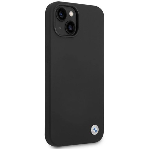 Etui BMW Silicone Metal Logo na iPhone 15 / 14 / 13 - czarne Etui BMW Silicone Metal Logo na iPhone 15 / 14 / 13 - czarne
