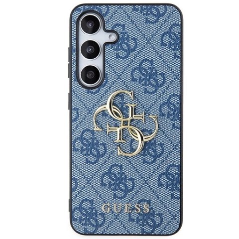 Etui Guess 4G Big Metal Logo na Samsung Galaxy S24+ - niebieskie