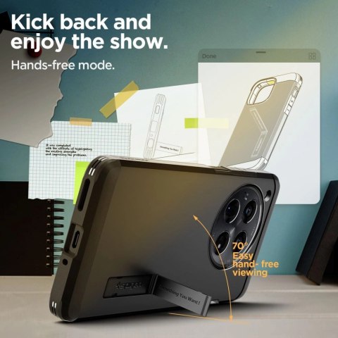 Etui Spigen Tough Armor na OnePlus 12 - czarne Etui Spigen Tough Armor na OnePlus 12 - czarne