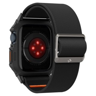 Etui z paskiem Spigen Lite Fit Pro na Apple Watch 4 / 5 / 6 / 7 / 8 / 9 / SE (44 / 45 mm) - czarny mat
