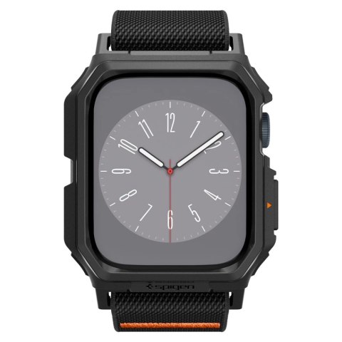 Etui z paskiem Spigen Lite Fit Pro na Apple Watch 4 / 5 / 6 / 7 / 8 / 9 / SE (44 / 45 mm) - czarny mat