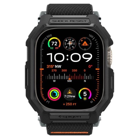 Etui z paskiem Spigen Lite Fit Pro na Apple Watch Ultra 1 / 2 (49 mm) - czarny mat