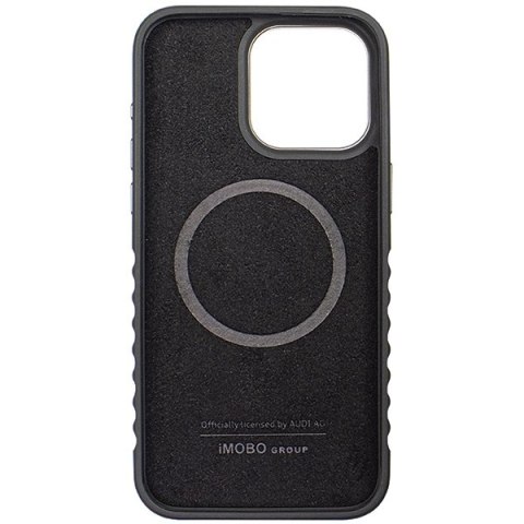 Etui Audi Genuine Leather z MagSafe na iPhone 14 Pro Max - czarno-czerwone Etui Audi Genuine Leather z MagSafe na iPhone 14 Pro Max - czarno-czerwone