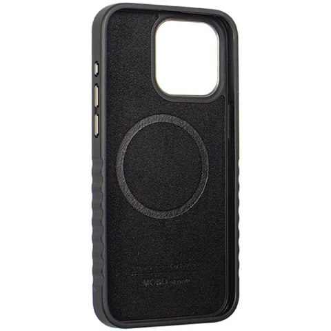 Etui Audi Genuine Leather z MagSafe na iPhone 15 Pro Max - czarno-czerwone Etui Audi Genuine Leather z MagSafe na iPhone 15 Pro Max - czarno-czerwone