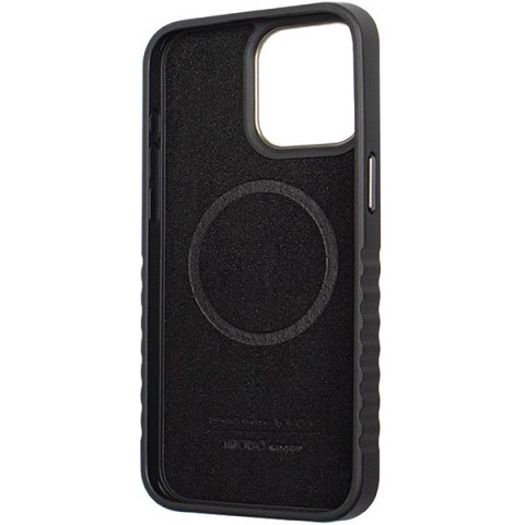 Etui Audi Genuine Leather z MagSafe na iPhone 15 Pro Max - czarno-czerwone Etui Audi Genuine Leather z MagSafe na iPhone 15 Pro Max - czarno-czerwone