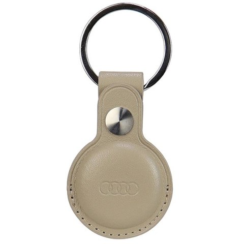 Etui Audi Synthetic Leather na AirTag - beżowe