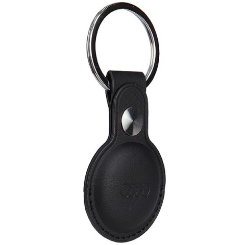 Etui Audi Synthetic Leather na AirTag - czarne Etui Audi Synthetic Leather na AirTag - czarne