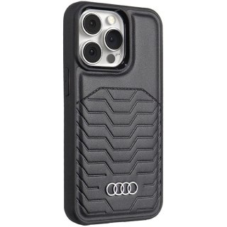 Etui Audi Synthetic Leather z MagSafe na iPhone 13 Pro Max - czarne