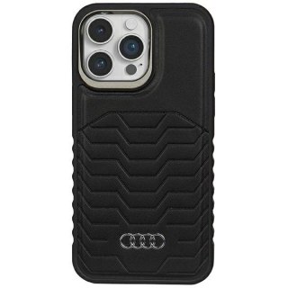 Etui Audi Synthetic Leather z MagSafe na iPhone 14 Pro - czarne