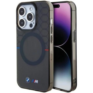Etui BMW Pattern MagSafe na iPhone 15 Pro - szare