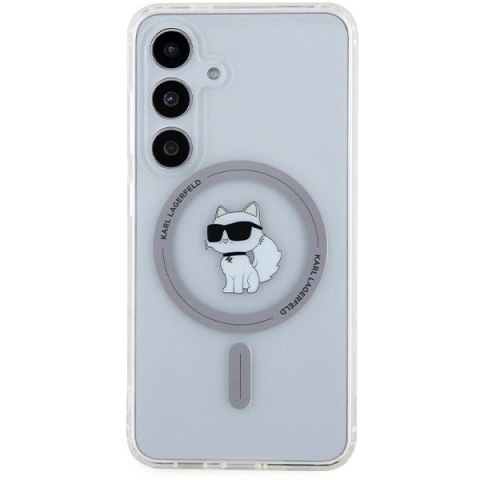 Etui Karl Lagerfeld IML Choupette MagSafe na Samsung Galaxy S24 - przezroczyste Etui Karl Lagerfeld IML Choupette MagSafe na Samsung Galaxy S24 - przezroczyste