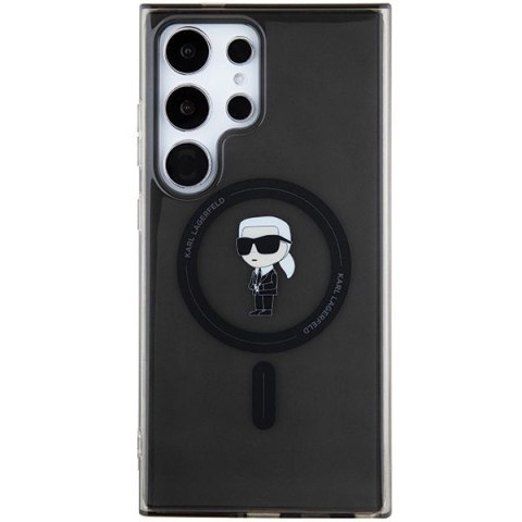 Etui Karl Lagerfeld IML Ikonik MagSafe na Samsung Galaxy S24 Ultra - czarne
