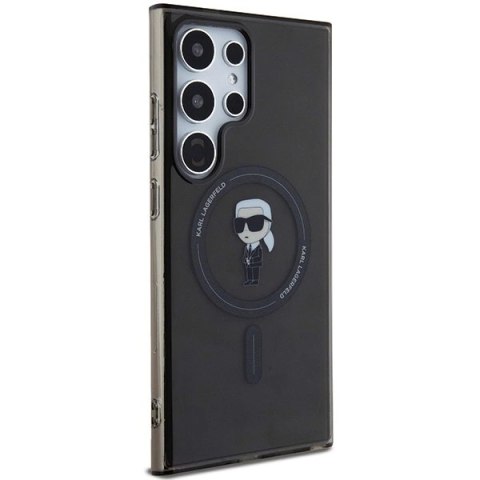 Etui Karl Lagerfeld IML Ikonik MagSafe na Samsung Galaxy S24 Ultra - czarne