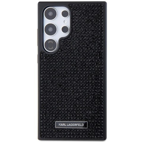 Etui Karl Lagerfeld Rhinestone Metal Logo na Samsung Galaxy S24 Ultra - czarne Etui Karl Lagerfeld Rhinestone Metal Logo na Samsung Galaxy S24 Ultra - czarne