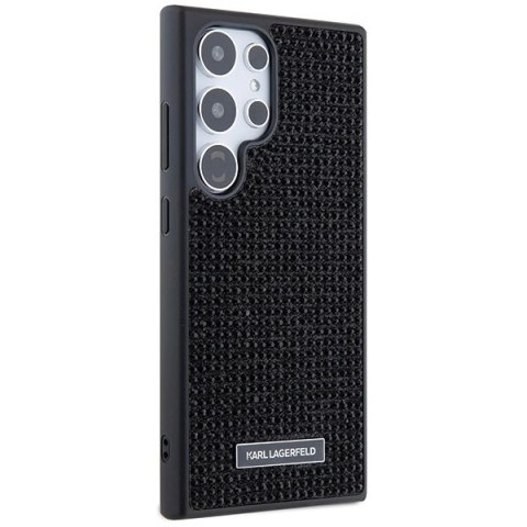 Etui Karl Lagerfeld Rhinestone Metal Logo na Samsung Galaxy S24 Ultra - czarne Etui Karl Lagerfeld Rhinestone Metal Logo na Samsung Galaxy S24 Ultra - czarne