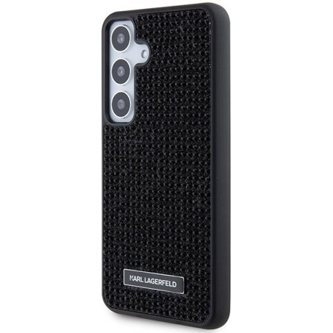 Etui Karl Lagerfeld Rhinestone Metal Logo na Samsung Galaxy S24+ - czarne