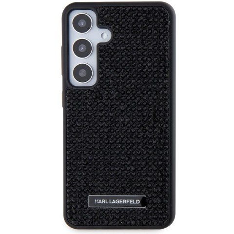 Etui Karl Lagerfeld Rhinestone Metal Logo na Samsung Galaxy S24+ - czarne