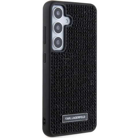 Etui Karl Lagerfeld Rhinestone Metal Logo na Samsung Galaxy S24+ - czarne