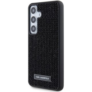 Etui Karl Lagerfeld Rhinestone Metal Logo na Samsung Galaxy S24 - czarne