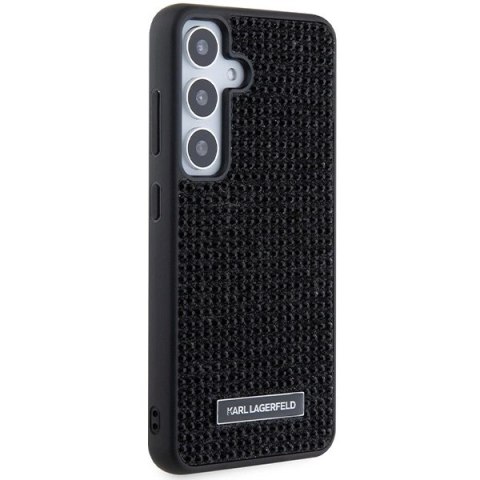 Etui Karl Lagerfeld Rhinestone Metal Logo na Samsung Galaxy S24 - czarne