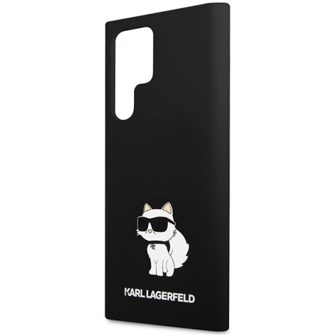 Etui Karl Lagerfeld Silicone Choupette na Samsung Galaxy S24 Ultra - czarne Etui Karl Lagerfeld Silicone Choupette na Samsung Galaxy S24 Ultra - czarne