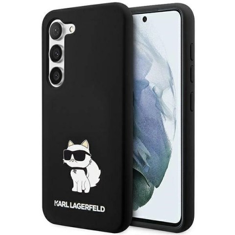 Etui Karl Lagerfeld Silicone Choupette na Samsung Galaxy S24+ - czarne Etui Karl Lagerfeld Silicone Choupette na Samsung Galaxy S24+ - czarne