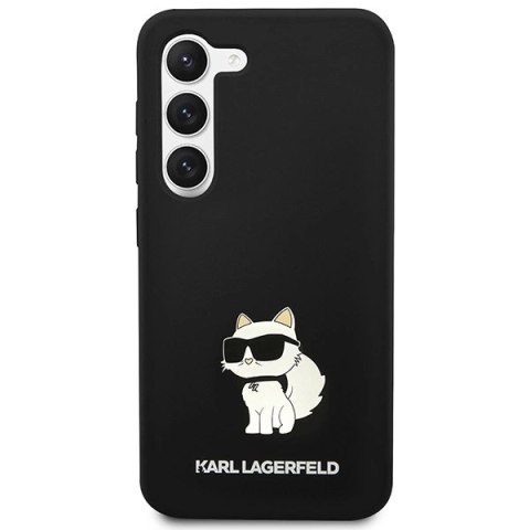 Etui Karl Lagerfeld Silicone Choupette na Samsung Galaxy S24+ - czarne Etui Karl Lagerfeld Silicone Choupette na Samsung Galaxy S24+ - czarne