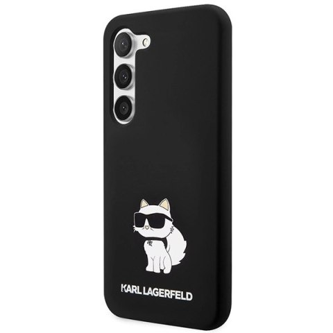 Etui Karl Lagerfeld Silicone Choupette na Samsung Galaxy S24 - czarne Etui Karl Lagerfeld Silicone Choupette na Samsung Galaxy S24 - czarne
