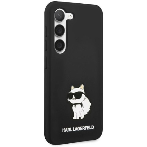 Etui Karl Lagerfeld Silicone Choupette na Samsung Galaxy S24 - czarne Etui Karl Lagerfeld Silicone Choupette na Samsung Galaxy S24 - czarne