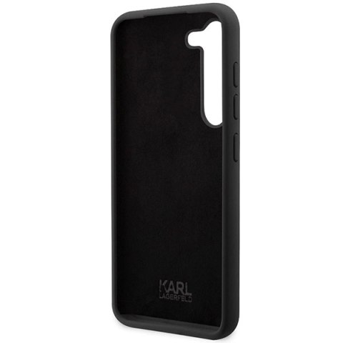 Etui Karl Lagerfeld Silicone Choupette na Samsung Galaxy S24 - czarne Etui Karl Lagerfeld Silicone Choupette na Samsung Galaxy S24 - czarne