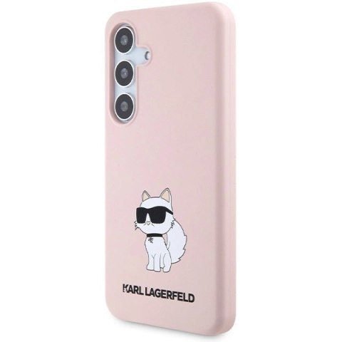 Etui Karl Lagerfeld Silicone Choupette na Samsung Galaxy S24 - różowe Etui Karl Lagerfeld Silicone Choupette na Samsung Galaxy S24 - różowe