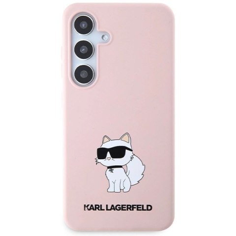 Etui Karl Lagerfeld Silicone Choupette na Samsung Galaxy S24 - różowe Etui Karl Lagerfeld Silicone Choupette na Samsung Galaxy S24 - różowe