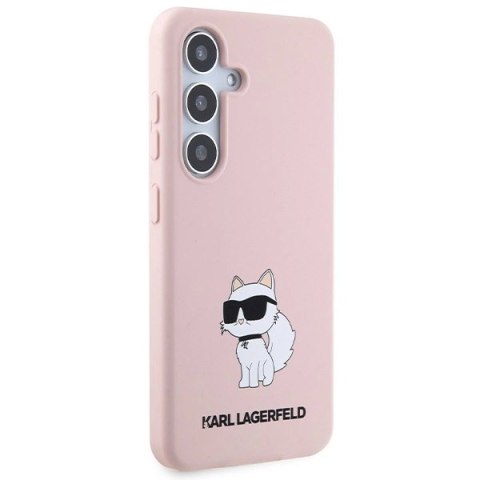 Etui Karl Lagerfeld Silicone Choupette na Samsung Galaxy S24 - różowe Etui Karl Lagerfeld Silicone Choupette na Samsung Galaxy S24 - różowe