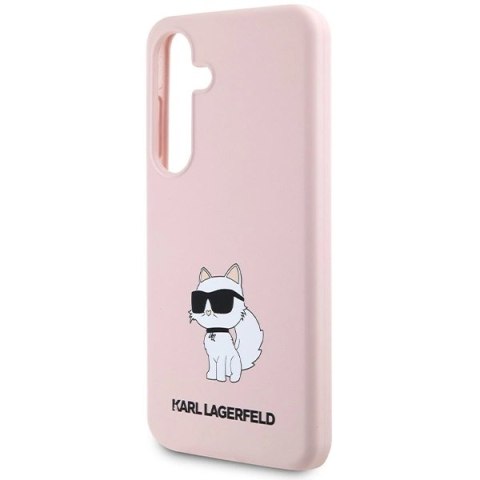Etui Karl Lagerfeld Silicone Choupette na Samsung Galaxy S24 - różowe Etui Karl Lagerfeld Silicone Choupette na Samsung Galaxy S24 - różowe