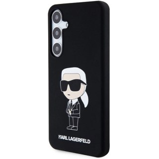 Etui Karl Lagerfeld Silicone Ikonik na Samsung Galaxy S24+ - czarne